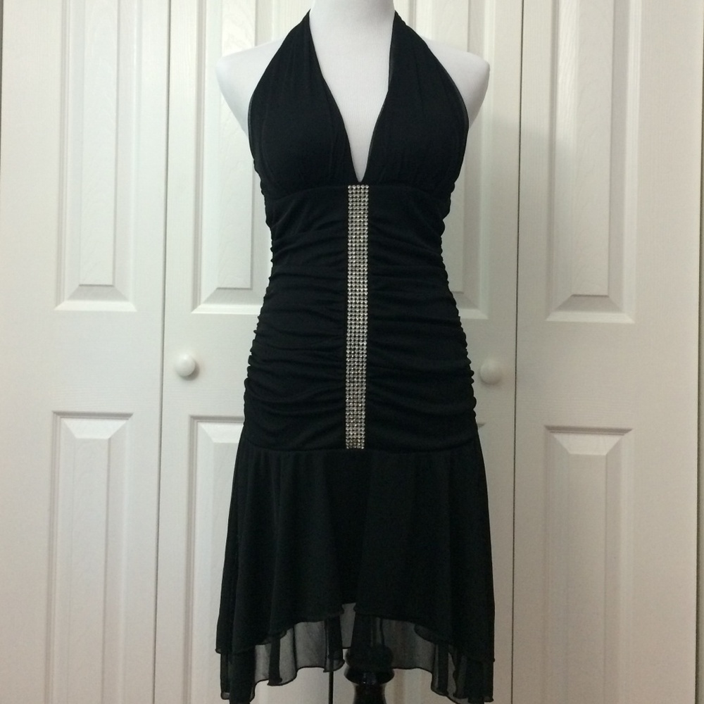 Black Halter Dress